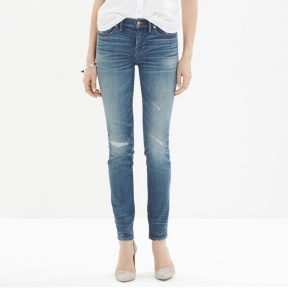 Madewell Skinny Skinny Jeans Rip and Repair